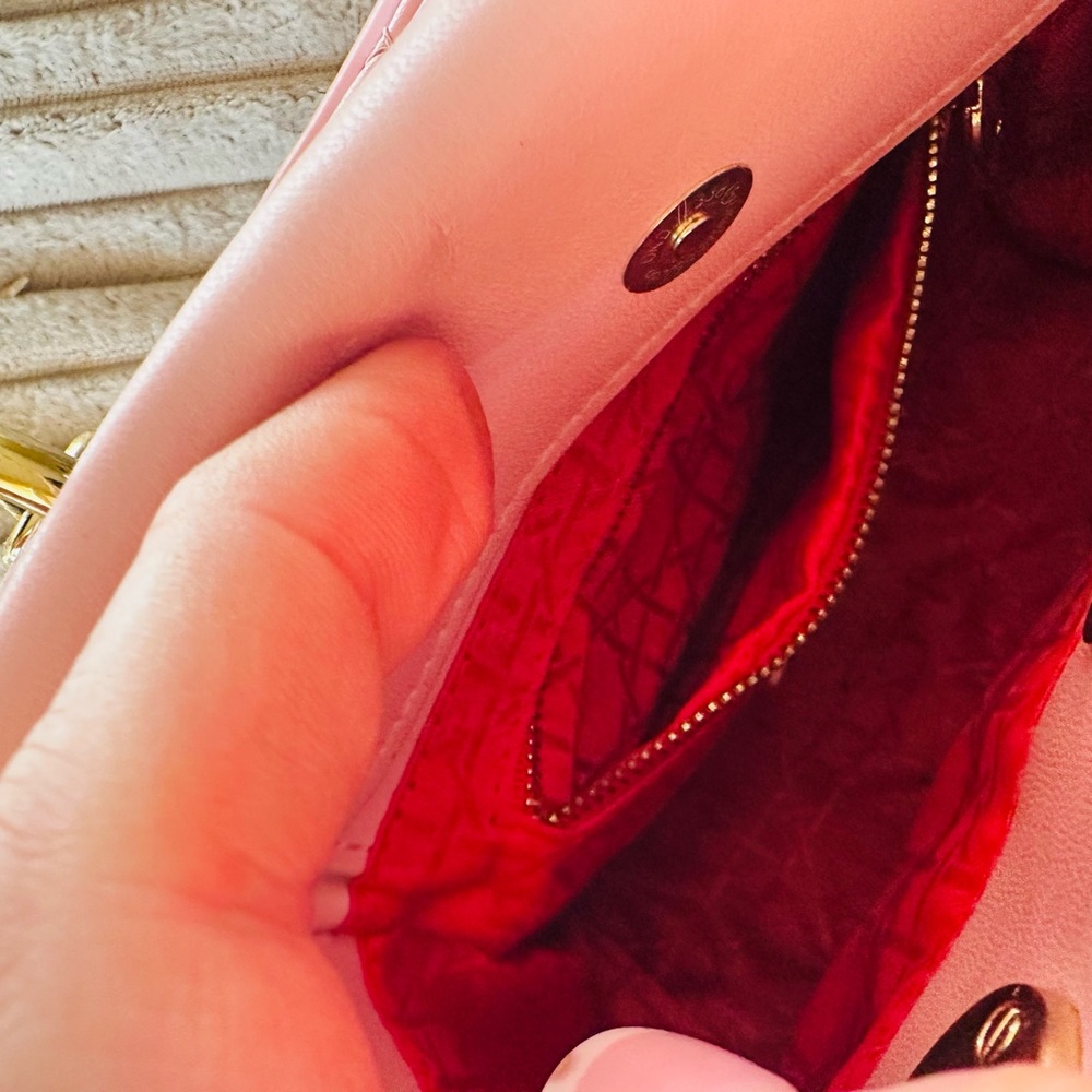 Christian Dior pale pink mini purse - Picture 10 of 16